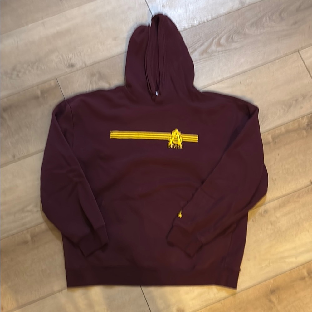 Adidas ASU Sun Devils hoodie. Men's Large. Like new condition. Fork 'em Devils!